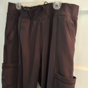 Urbane impulse stretch black scrubs